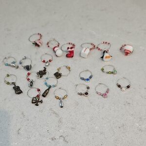 Colorful Beaded Glass Charms